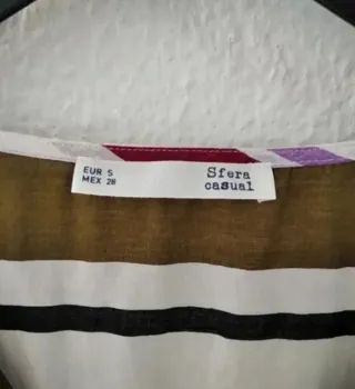 Blusa Sfera Rayas Cruzada