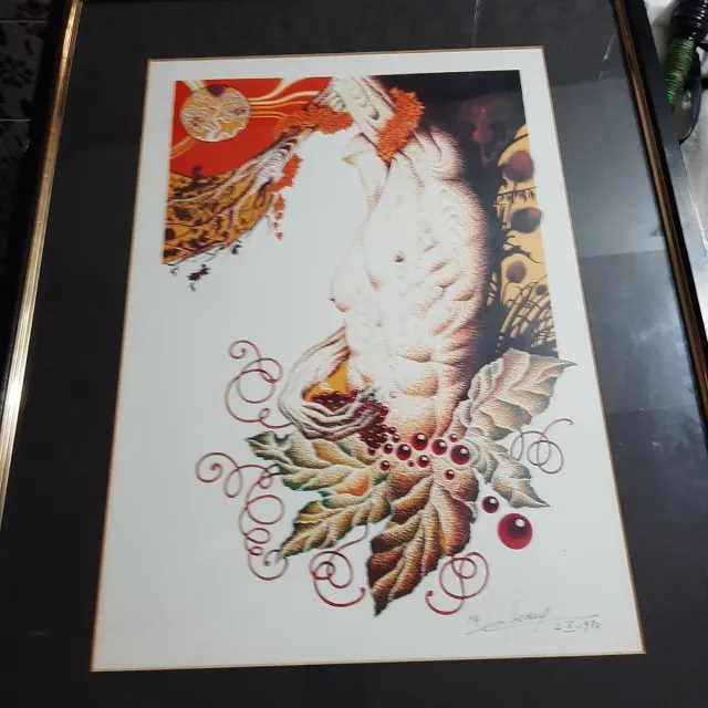 Cuadro abstracto surrealistafirmado eduard Llorens