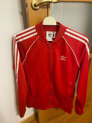 Chaqueta Adidas Roja Original