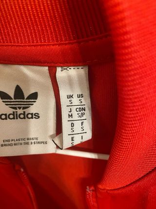 Chaqueta Adidas Roja Original