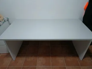 Mesa Escritorio Blanca Desmontable