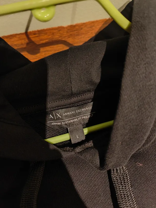 Sudadera Armani Exchange Mujer Negra Multicolor