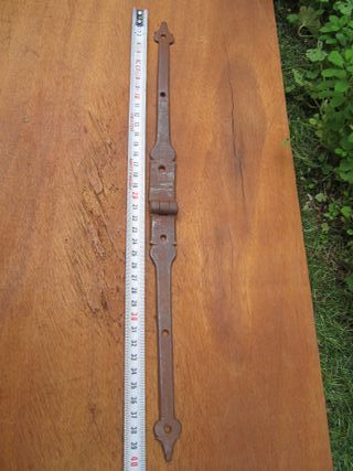 Bisagras antiguas elaboradas, lote 5 piezas.