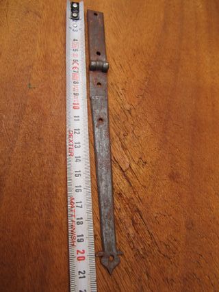 Bisagras antiguas elaboradas, lote 5 piezas.