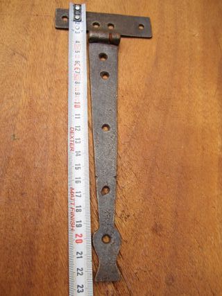 Bisagras antiguas elaboradas, lote 5 piezas.