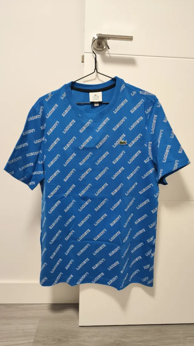 Camiseta Lacoste, azul, talla M