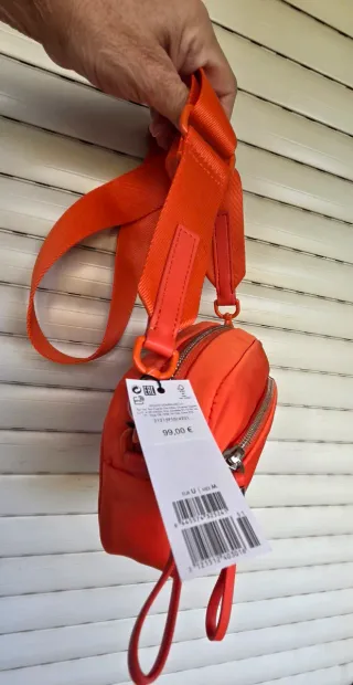 Bolso naranja bandolera