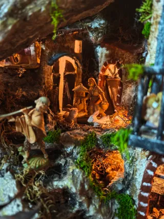 Presepe Natalizio Artigianale