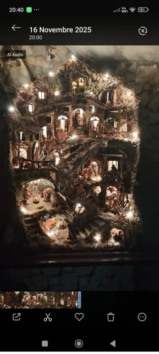 Presepe Natalizio Artigianale