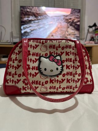 Bolso Hello Kitty Rojo y Blanco