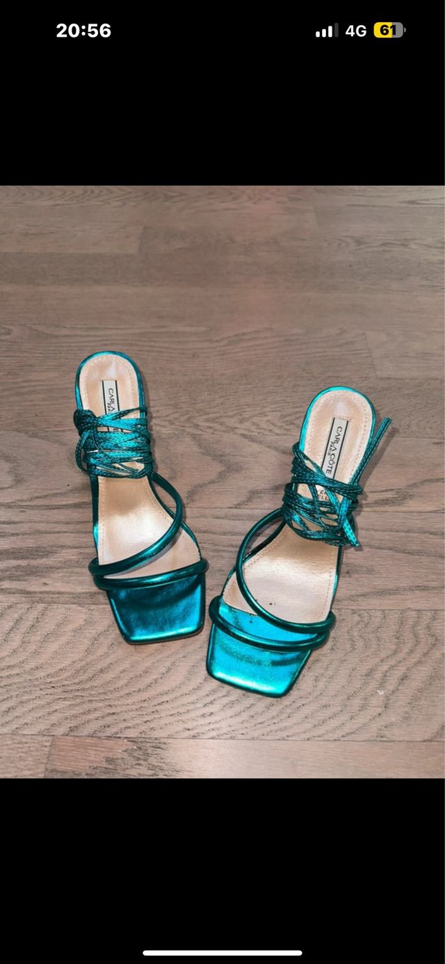 Sandali vera pelle tacco alto