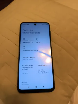 Xiaomi Redmi Note 9 Pro 128 GB Azul/Verde