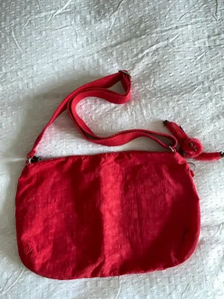 Bolso bandolera Kipling rojo