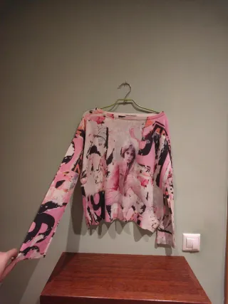 Jersey estampado mujer talla única