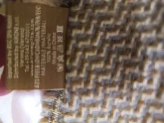 Sciarpa unisex acrilico beige/marrone