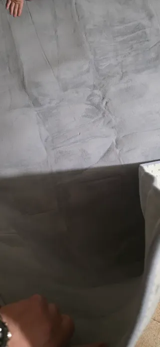 Tappeto grigio poliestere nuovo