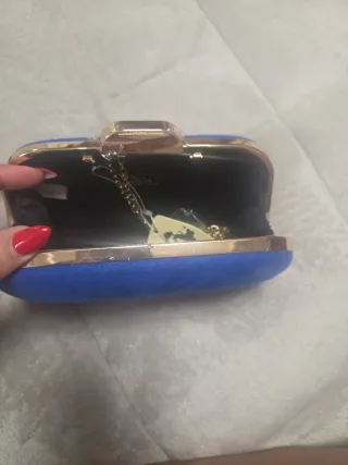 Bolso de fiesta azulón