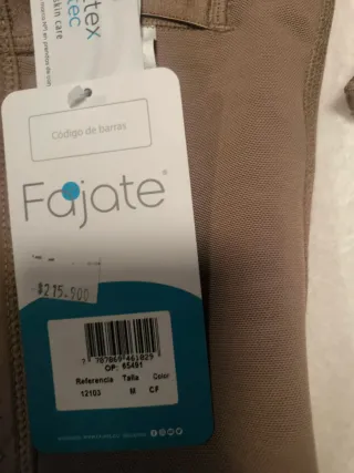 Faja Colombiana Fajate Completa Beige M