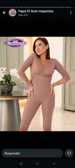 Faja Colombiana Fajate Completa Beige M