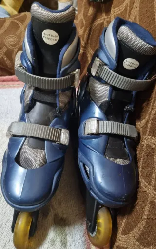 Patines en línea azules talla 39-40
