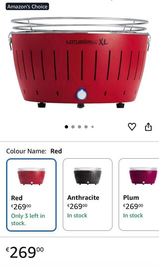 Lotus Grill XL - Barbecue senza fumo