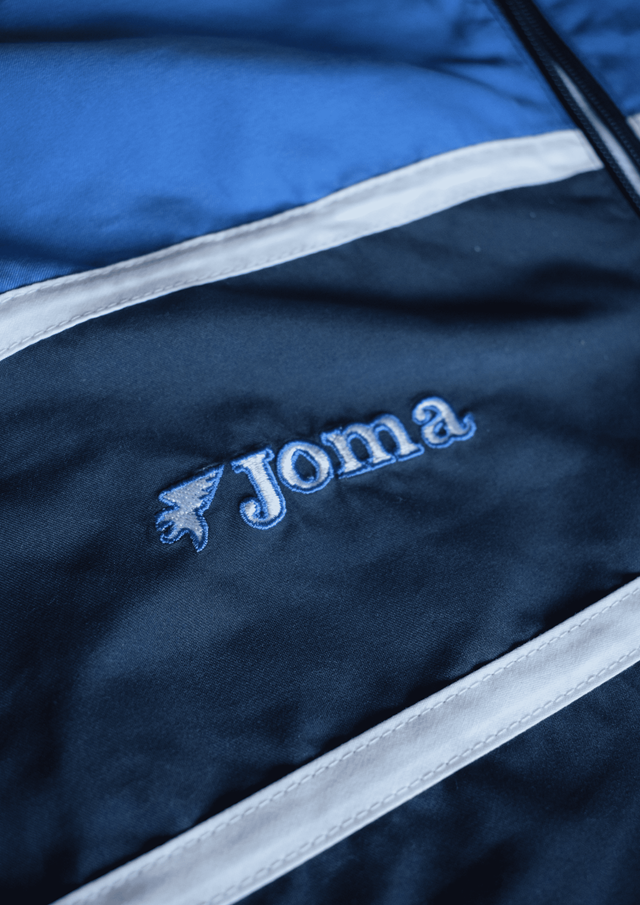 Chaqueta Joma Vintage Azul y Blanca