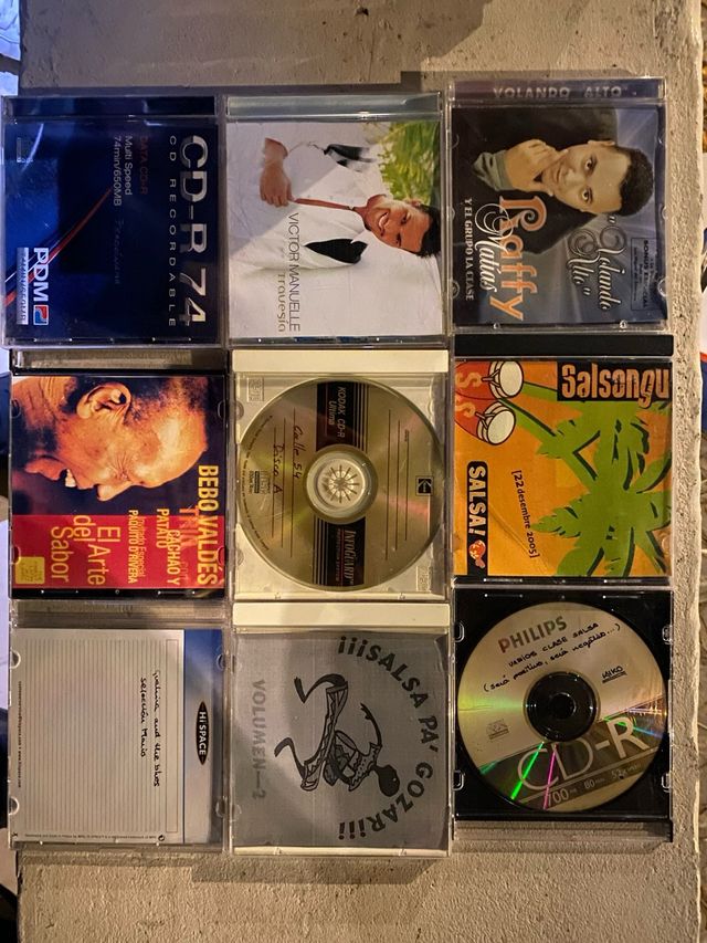 Colección CDs Música Latina y Salsa