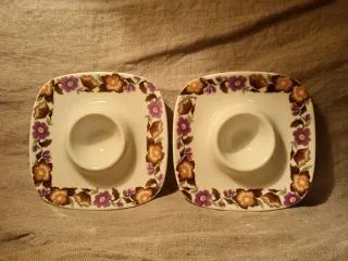 2 Hueveras vintage de Porcelanas Guillén