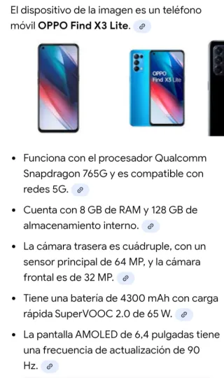 OPPO Find X3 lite 5G Blu 8ram 128gb