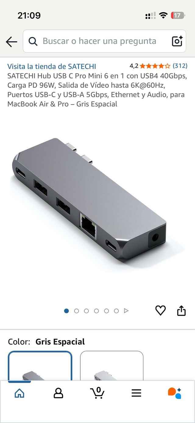 Hub USB-C Satechi Pro Hub Mini