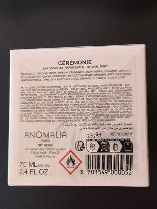 Anomalia Paris profumo Cérémonie EDP 70ml