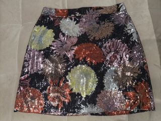 Falda Zara lentejuelas