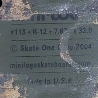 Tabla Skate Mini Logo 7.87