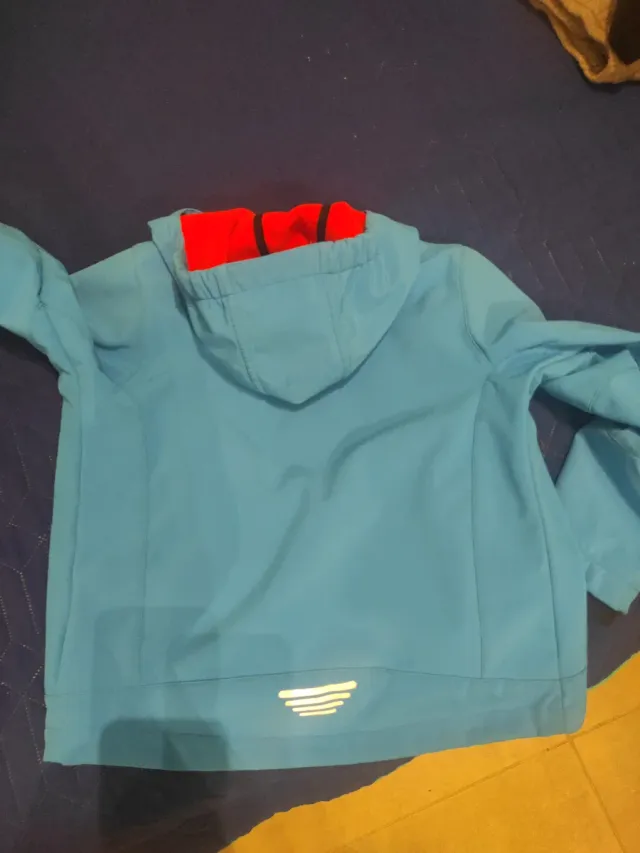 Giacca CMP azzurra con cappuccio