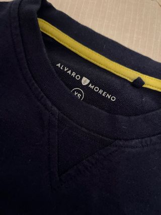 Sudadera Álvaro Moreno Azul Talla XS