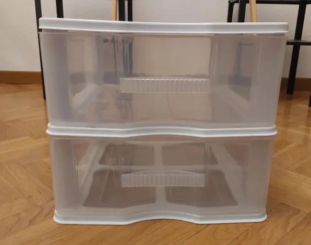 Cajonera de plástico 2 cajones