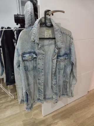 Chaqueta Vaquera oversize Pull&Bear Talla S