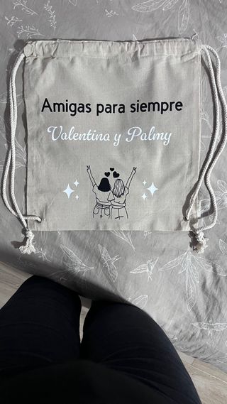 Mochila personalizada Amigas para siempre