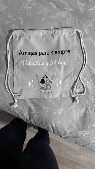 Mochila personalizada Amigas para siempre
