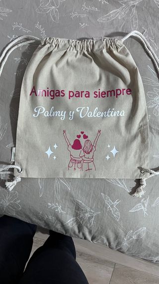 Mochila personalizada Amigas para siempre