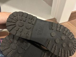 Botines Zara Polipiel Negro Talla 36