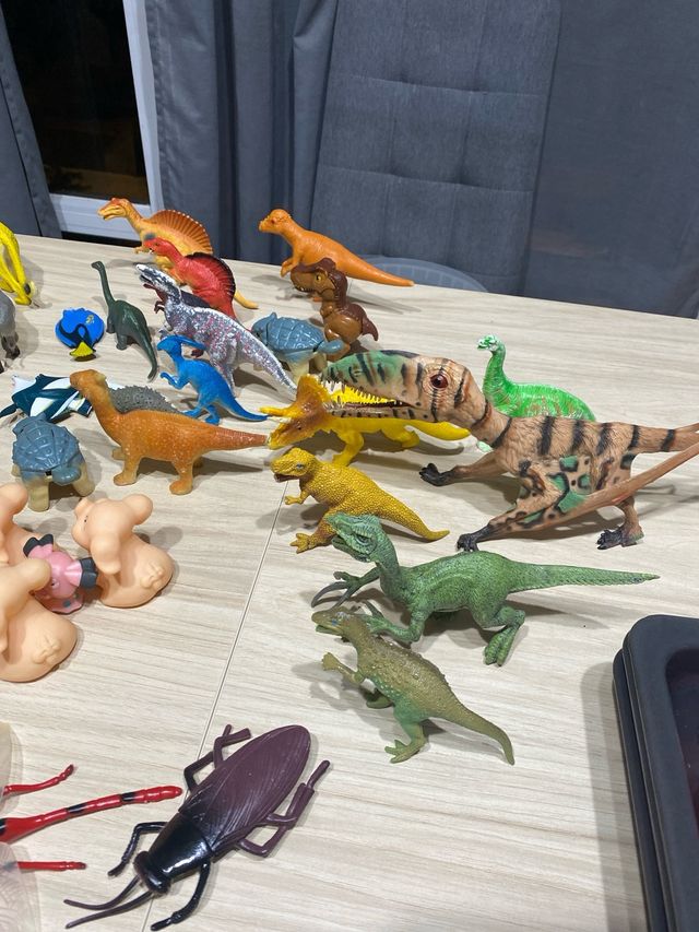 Lote animales de granja y salvajes