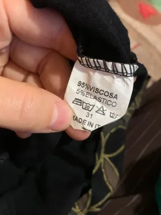 Vestito fantasia geometrica manica lunga