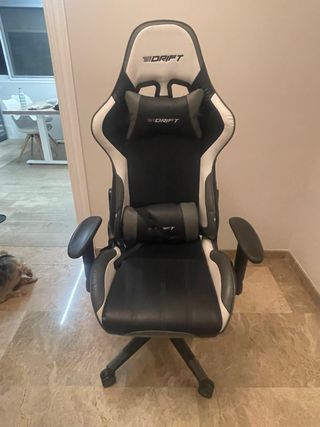 Silla Gaming Drift Negra y Blanca