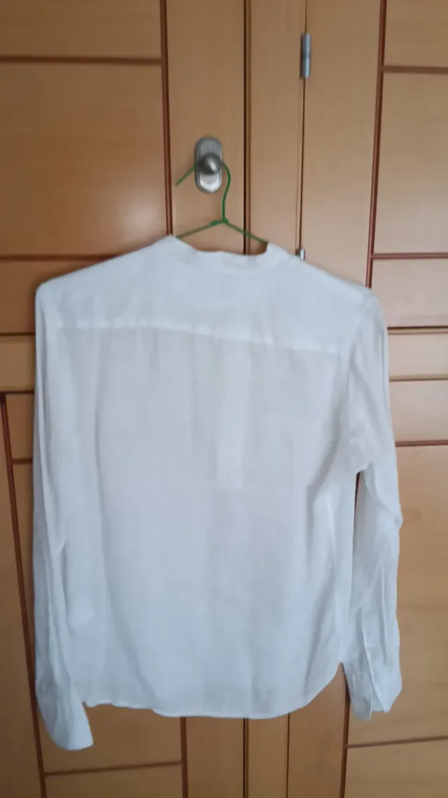 Camisa Hackett Blanca Manga Larga