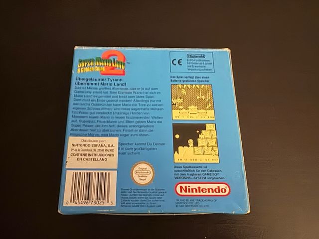 Super Mario Land 2 Game Boy spagnolo