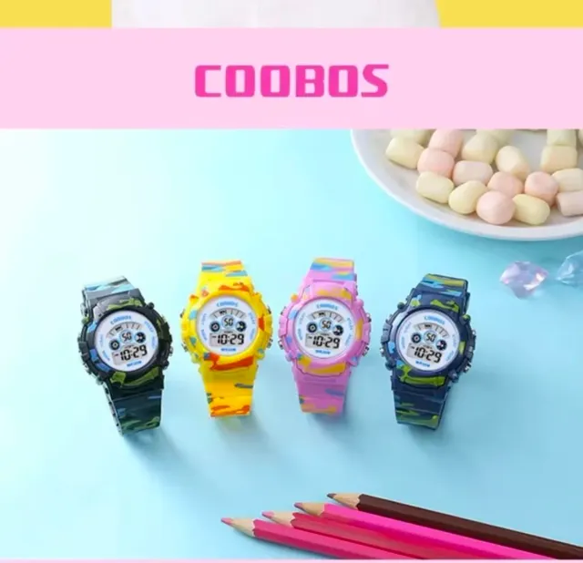 Reloj COOBOS para niños impermeable