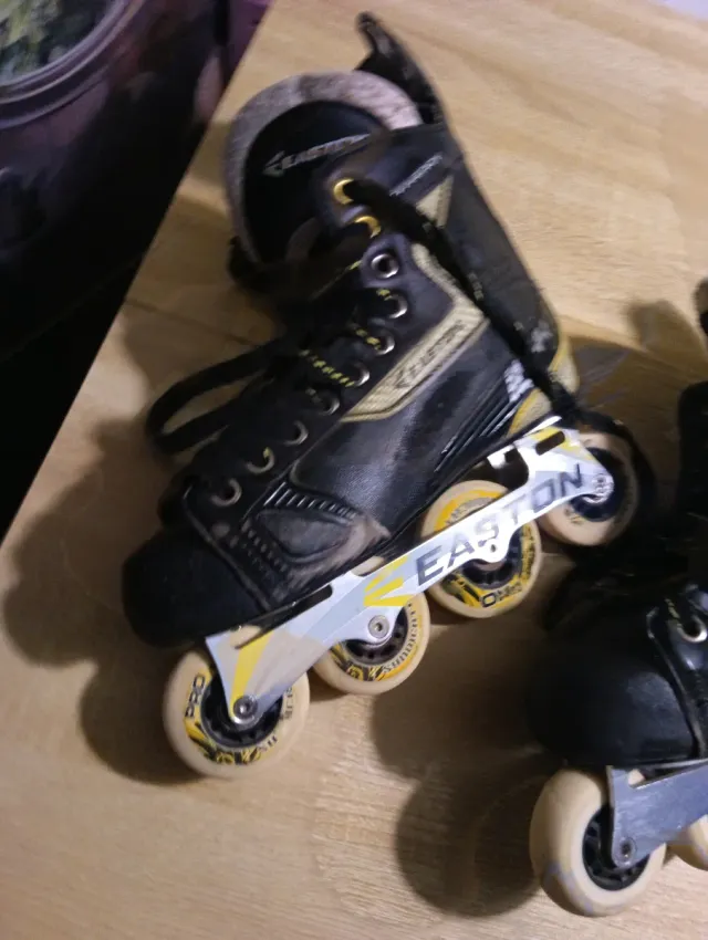 Patines Hockey Easton Negro/Dorado