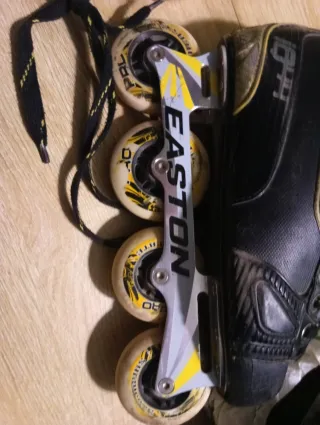 Patines Hockey Easton Negro/Dorado