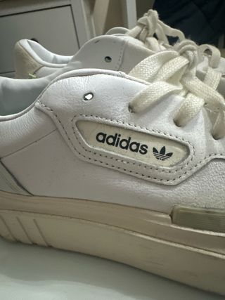 Botines Adidas Talla 41 Beige/Blanco